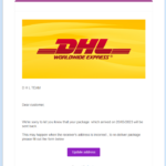 『詐欺メール』DHLから「Notification」と、来た件